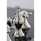 Kingston Brass KC7066BX English Country 8" Widespread Bathroom Faucet, Polished Nickel KC7066BX - alternate 6